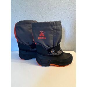 Kamik Orange Rocket  Winter snow boots Y: 3 EE